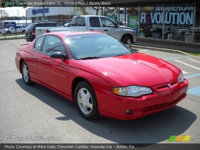 2003 Chevrolet Monte Carlo SS in Victory Red