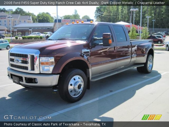 2008 Ford F450 Super Duty King Ranch Crew Cab 4x4 Dually in Dark Copper Metallic