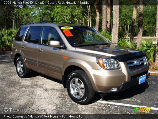 2006 Honda Pilot EX-L 4WD in Desert Rock Metallic