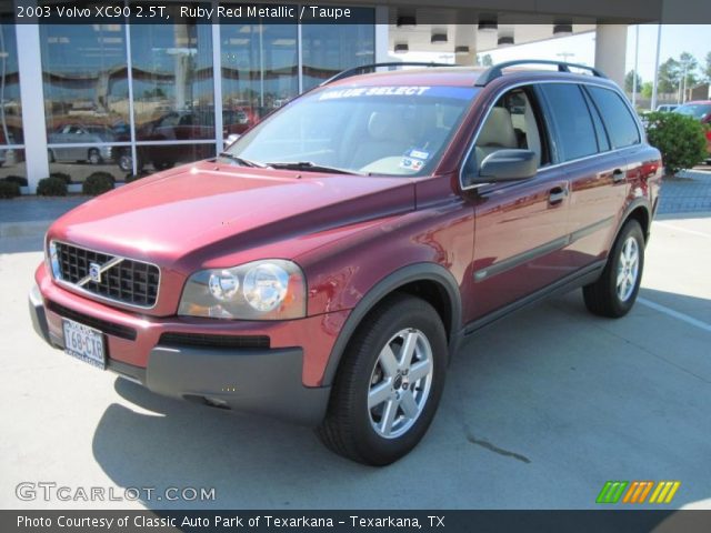 2003 Volvo XC90 2.5T in Ruby Red Metallic