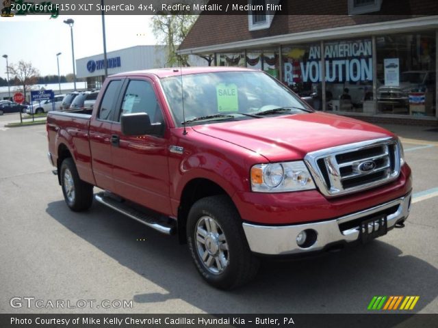 2007 Ford F150 XLT SuperCab 4x4 in Redfire Metallic