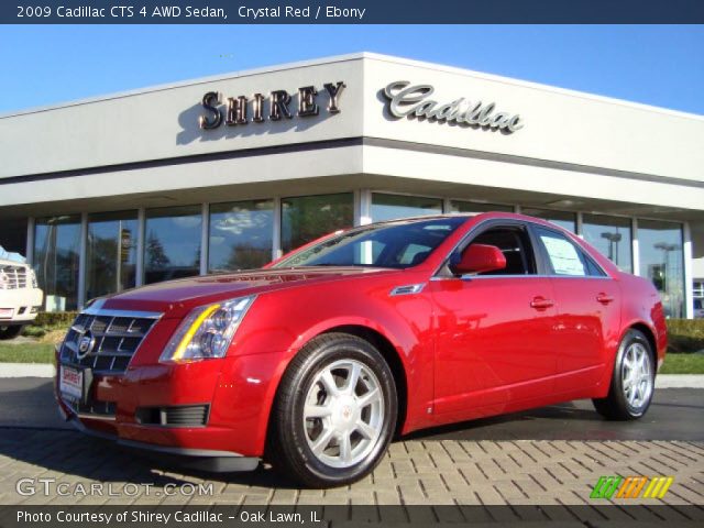 2009 Cadillac CTS 4 AWD Sedan in Crystal Red