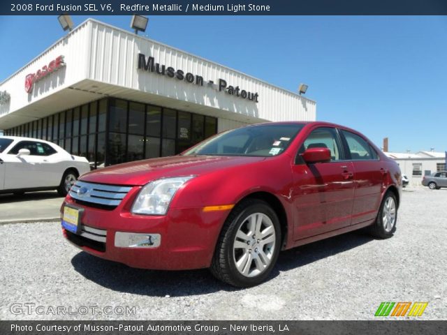 2008 Ford Fusion SEL V6 in Redfire Metallic