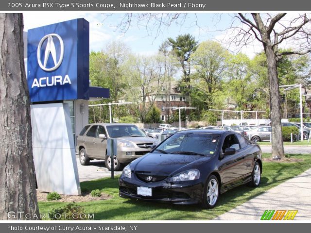 2005 Acura RSX Type S Sports Coupe in Nighthawk Black Pearl