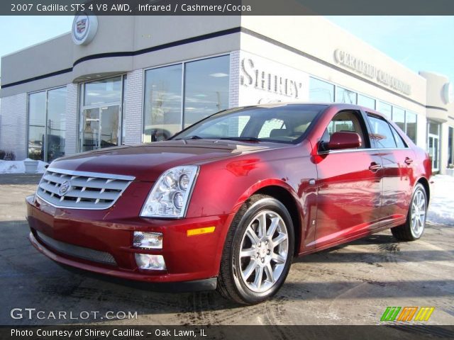 2007 Cadillac STS 4 V8 AWD in Infrared