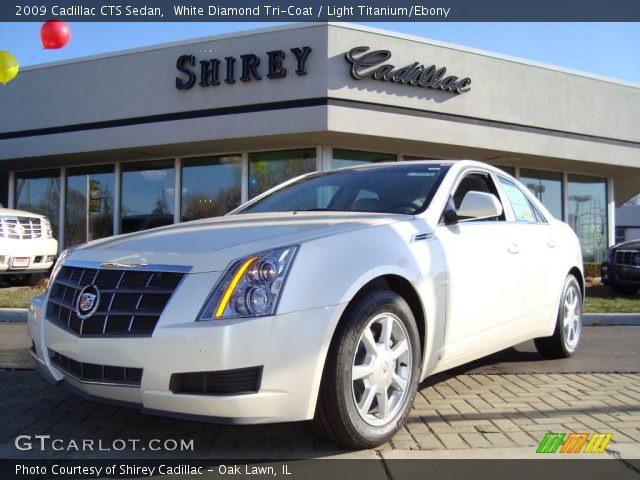 2009 Cadillac CTS Sedan in White Diamond Tri-Coat