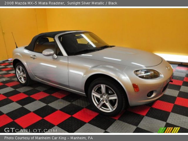 2008 Mazda MX-5 Miata Roadster in Sunlight Silver Metallic