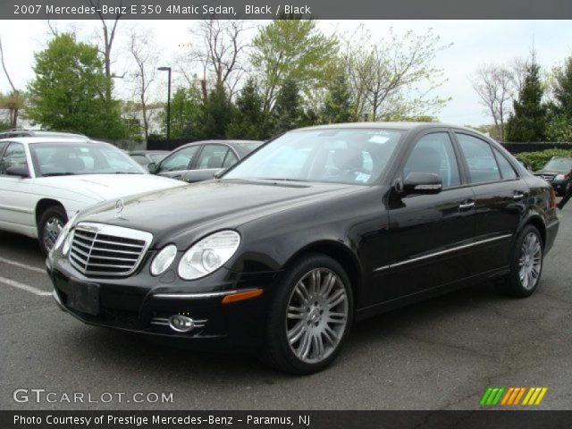 2007 Mercedes-Benz E 350 4Matic Sedan in Black
