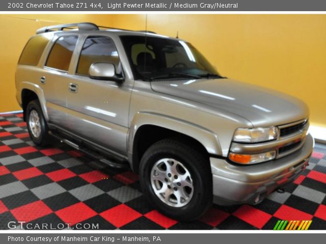 2002 Chevrolet Tahoe Z71 4x4 in Light Pewter Metallic