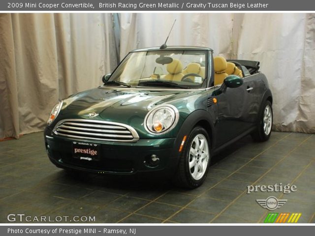 2009 Mini Cooper Convertible in British Racing Green Metallic