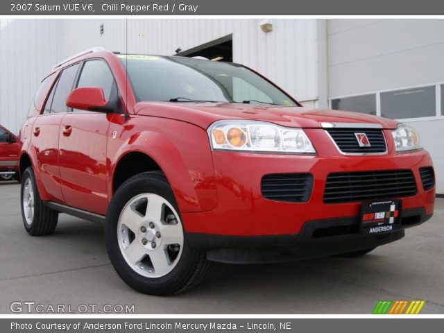 2007 Saturn VUE V6 in Chili Pepper Red