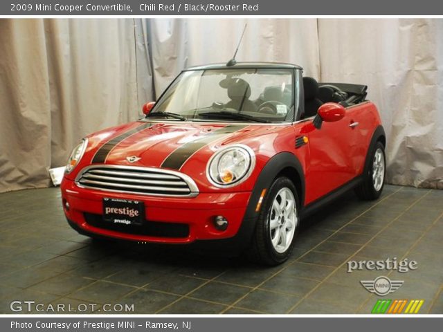 2009 Mini Cooper Convertible in Chili Red