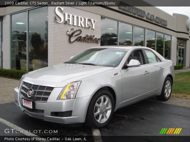 2009 Cadillac CTS Sedan in Radiant Silver