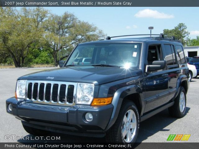 2007 Jeep Commander Sport in Steel Blue Metallic