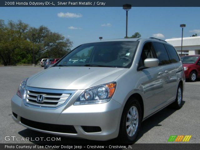 2008 Honda Odyssey EX-L in Silver Pearl Metallic
