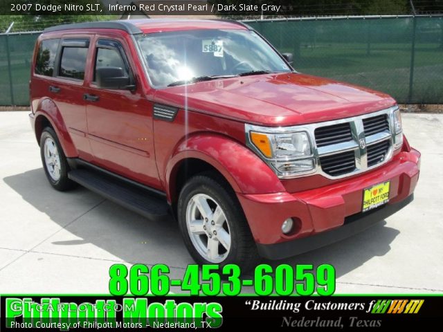 2007 Dodge Nitro SLT in Inferno Red Crystal Pearl