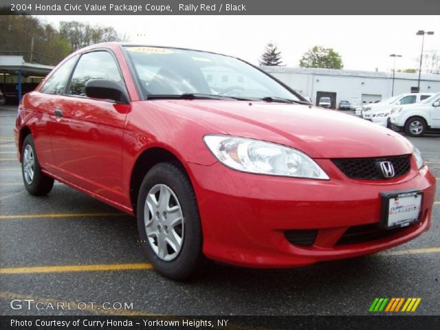 2004 Red honda civic sale #7