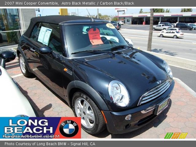 2007 Mini Cooper Convertible in Astro Black Metallic