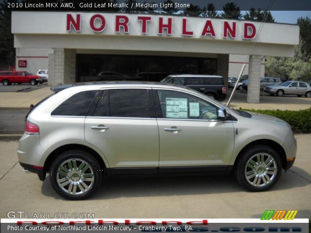 2010 Lincoln MKX AWD in Gold Leaf Metallic