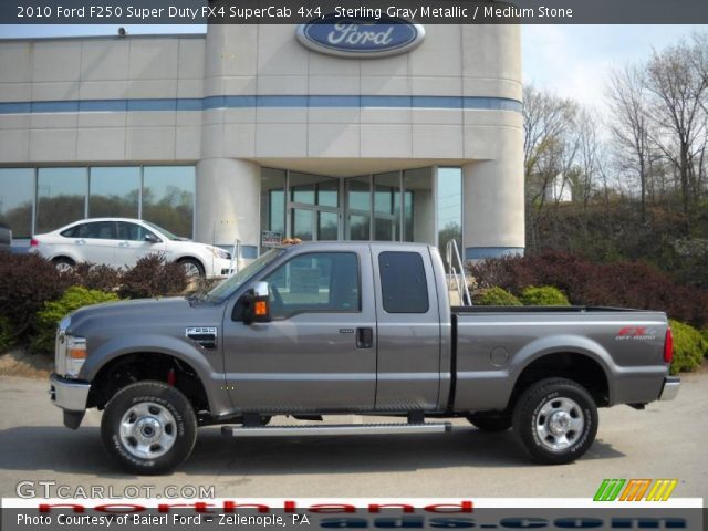 2010 Ford F250 Super Duty FX4 SuperCab 4x4 in Sterling Gray Metallic