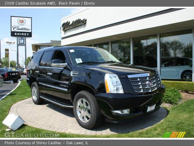 2008 Cadillac Escalade AWD in Black Raven