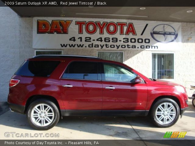 2009 Saturn Outlook XR AWD in Red Jewel Tintcoat