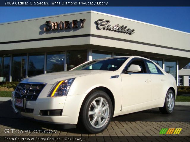 2009 Cadillac CTS Sedan in White Diamond Tri-Coat