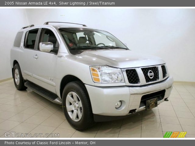2005 Nissan Armada LE 4x4 in Silver Lightning