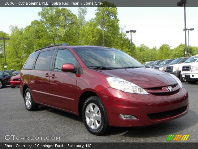 2006 Toyota Sienna XLE in Salsa Red Pearl