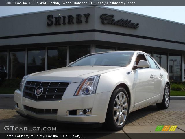2009 Cadillac CTS 4 AWD Sedan in White Diamond Tri-Coat