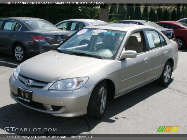 2005 Honda Civic EX Sedan in Shoreline Mist Metallic