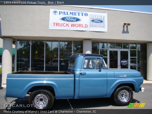 1959 Ford F100 Pickup Truck in Blue