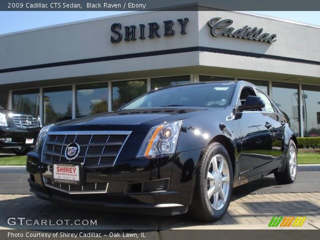 Black Raven 2009 Cadillac Cts Sedan Ebony Interior
