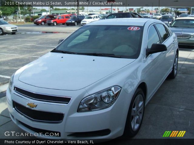 2010 Chevrolet Malibu LS Sedan in Summit White