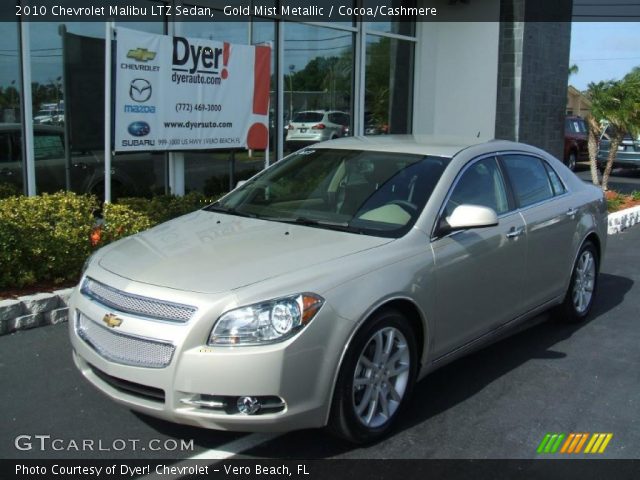 2010 Chevrolet Malibu LTZ Sedan in Gold Mist Metallic