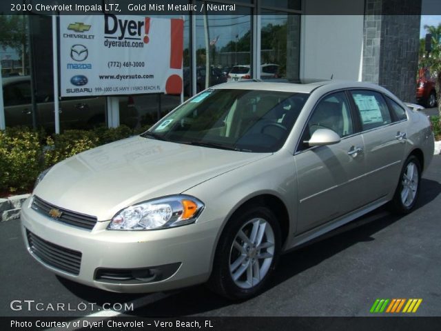 2010 Chevrolet Impala LTZ in Gold Mist Metallic