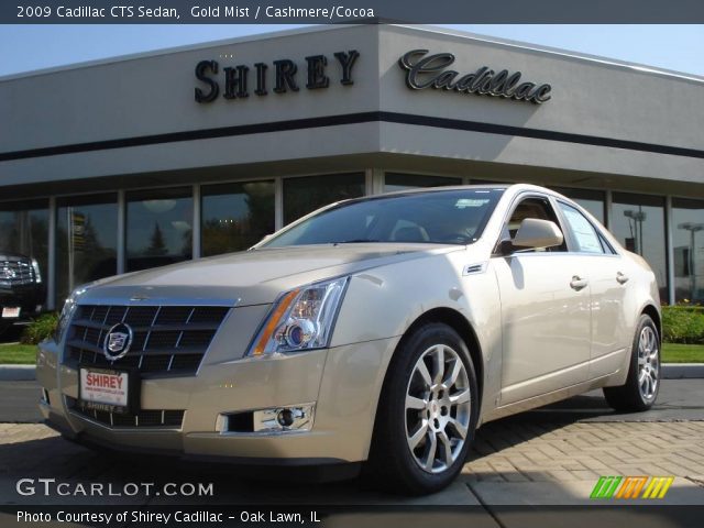 2009 Cadillac CTS Sedan in Gold Mist