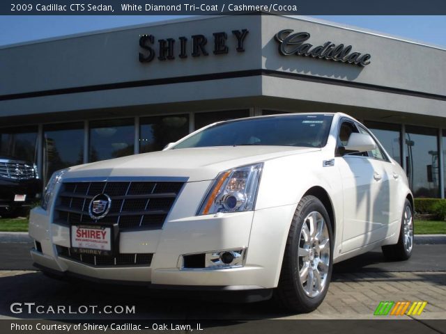 2009 Cadillac CTS Sedan in White Diamond Tri-Coat