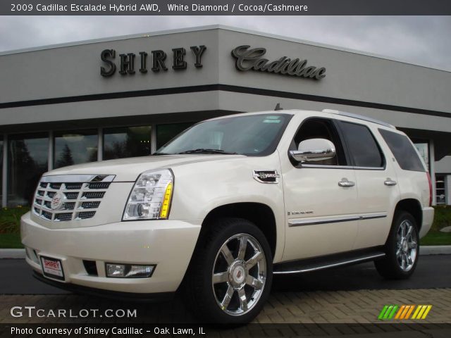 2009 Cadillac Escalade Hybrid AWD in White Diamond