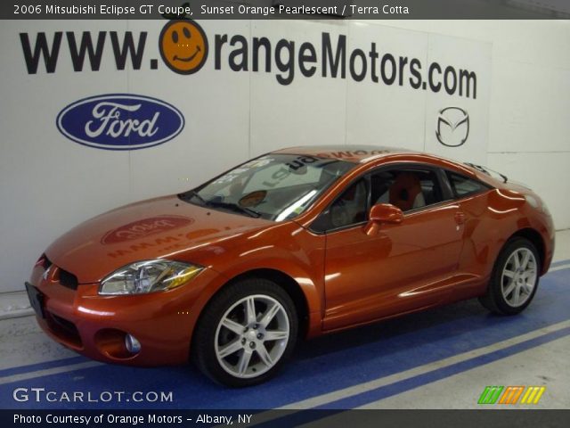 2006 Mitsubishi Eclipse GT Coupe in Sunset Orange Pearlescent