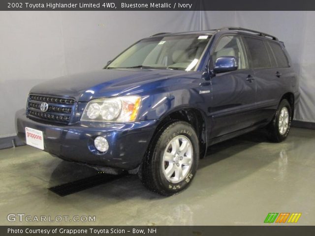 2002 Toyota Highlander Limited 4WD in Bluestone Metallic