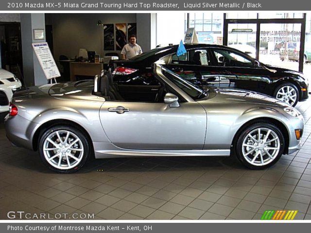 2010 Mazda MX-5 Miata Grand Touring Hard Top Roadster in Liquid Silver Metallic