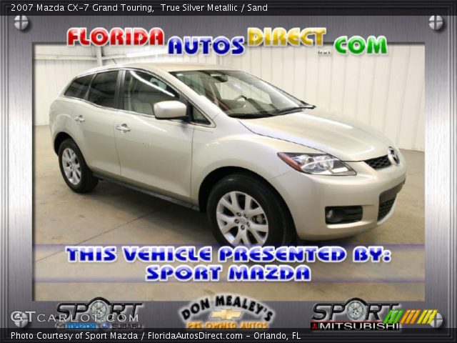 2007 Mazda CX-7 Grand Touring in True Silver Metallic