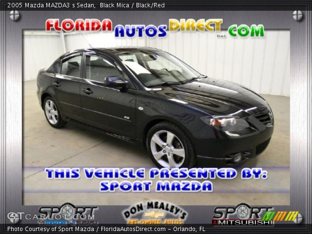2005 Mazda MAZDA3 s Sedan in Black Mica