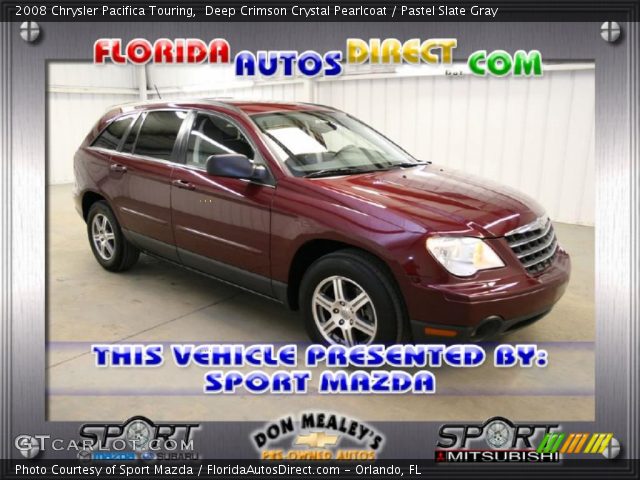 2008 Chrysler Pacifica Touring in Deep Crimson Crystal Pearlcoat