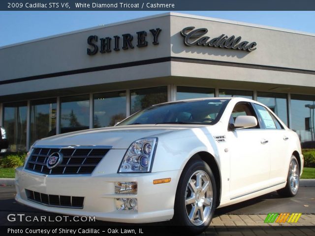 2009 Cadillac STS V6 in White Diamond Tricoat