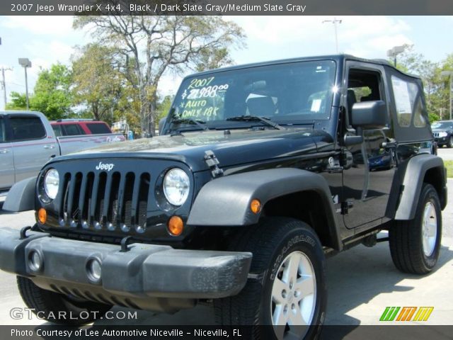 2007 Jeep Wrangler X 4x4 in Black