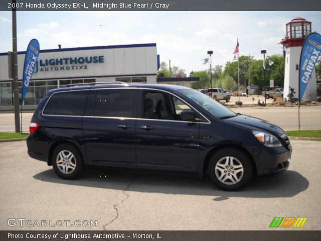 2007 Honda Odyssey EX-L in Midnight Blue Pearl