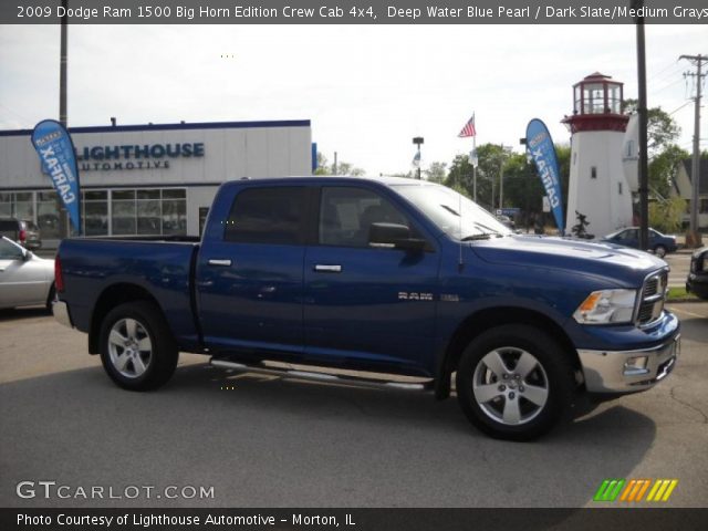 2009 Dodge Ram 1500 Big Horn Edition Crew Cab 4x4 in Deep Water Blue Pearl