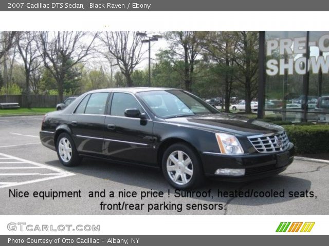 2007 Cadillac DTS Sedan in Black Raven